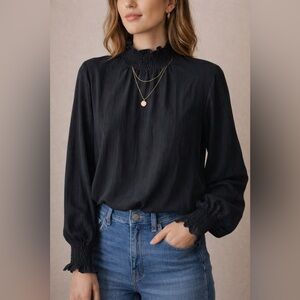 Elegant Black Women's Blouse